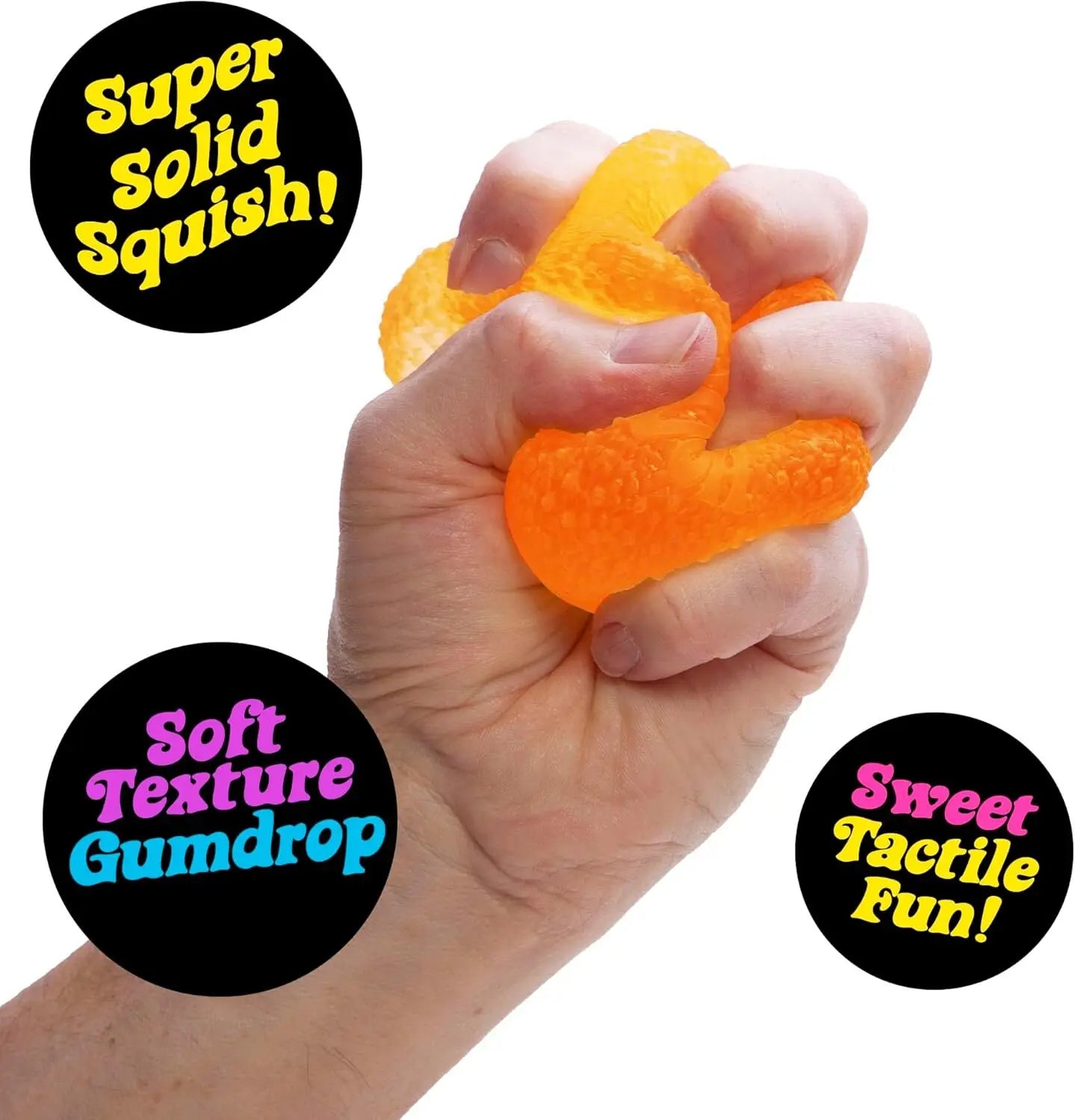Hot Candy Plastic Pinching and Stress Relief Tool Maltose Pinching Toy Soft Transparent Silicone Stress Relief Squeeze Toy Ball