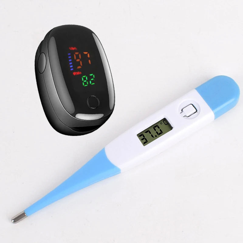 Household Thermometer Baby Adult Medical Ear Thermometer Digital Thermometer Fever Thermometer Pulse Oximeter Finger Medical