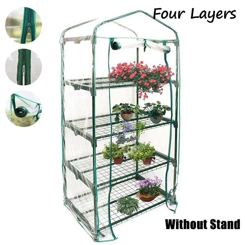 Adjustable Waterproof Plant Cover for Garden - Durable Multi-Layer Frost Protection Greenhouse Ideal for Vegetables And Flowers