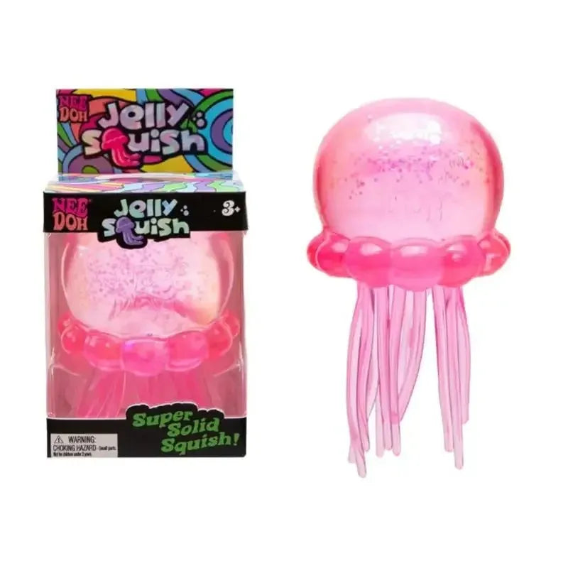 Confirmed Needoh Fuzz Ball Jellyfish Squishy Blind Box Series Various Colors Cute Jellyfish Modeling Stress Relief Relax Fun Toy