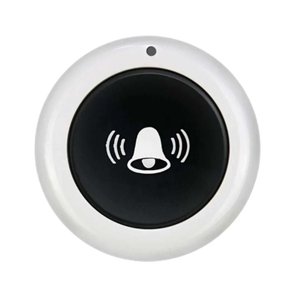 EV1527 Chip Learning Type 1 Button Round 433Mhz Wireless Remote Control Switch , SOS Panic Button Doorbell