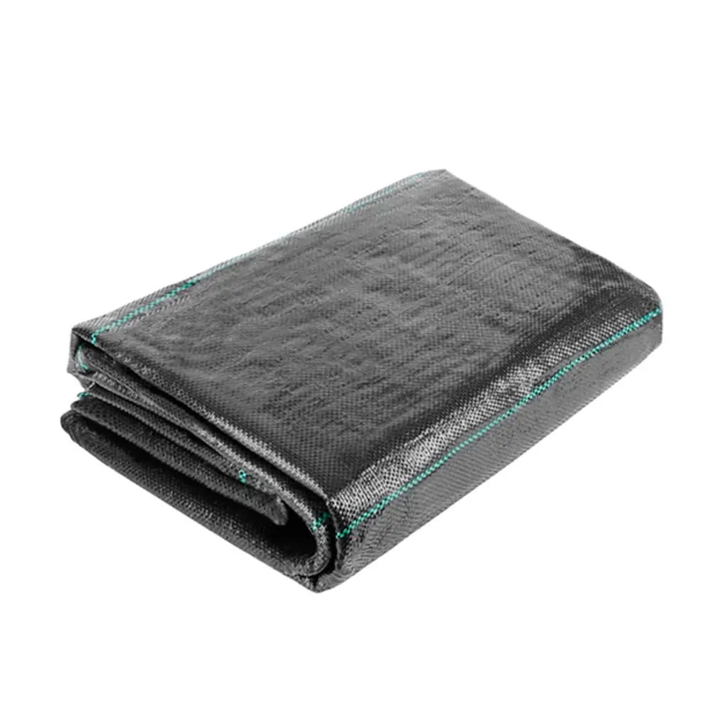 16.4ft/32.8ft PE Woven Weed Control Fabric for Plant Anti Grass Agricultural Mulch Cloth Greenhouse Weeding Mat Water Permeable