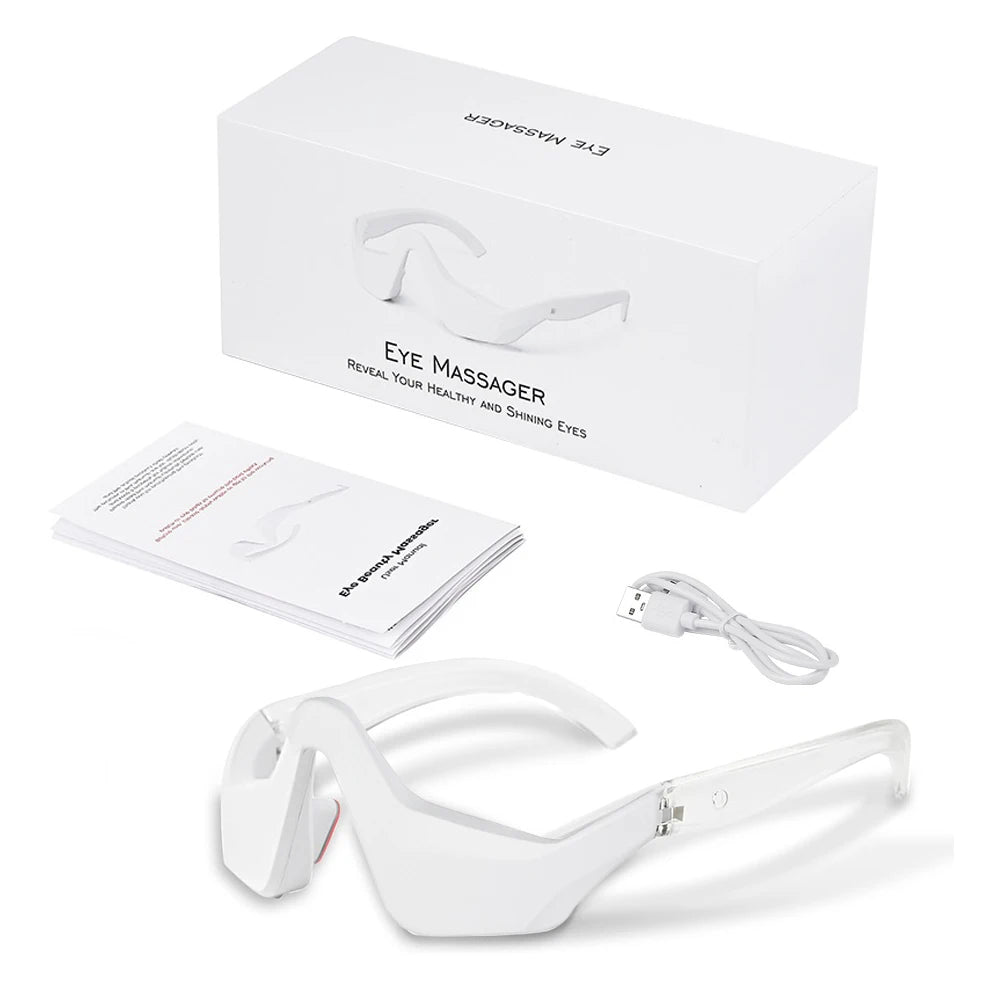 Eye Massager 3D Red Light EMS Eyes Relax Massager Fatigue Relief Lighten Dark Circles Smooth Eye Fine Line Beauty Eye CareDevice