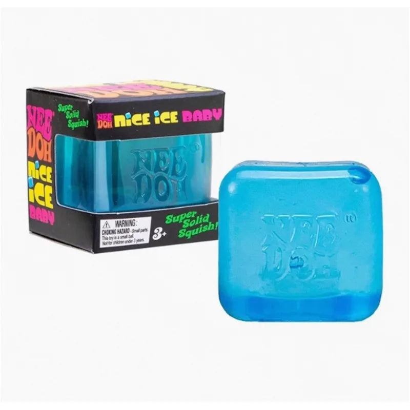 Needoh Sensory Jellyfish Gummy Bear Toy Soft Nice Cube Anti-Stress Stress Relief Pressure Souvenir Sensory Non-toxic Fidget Toy