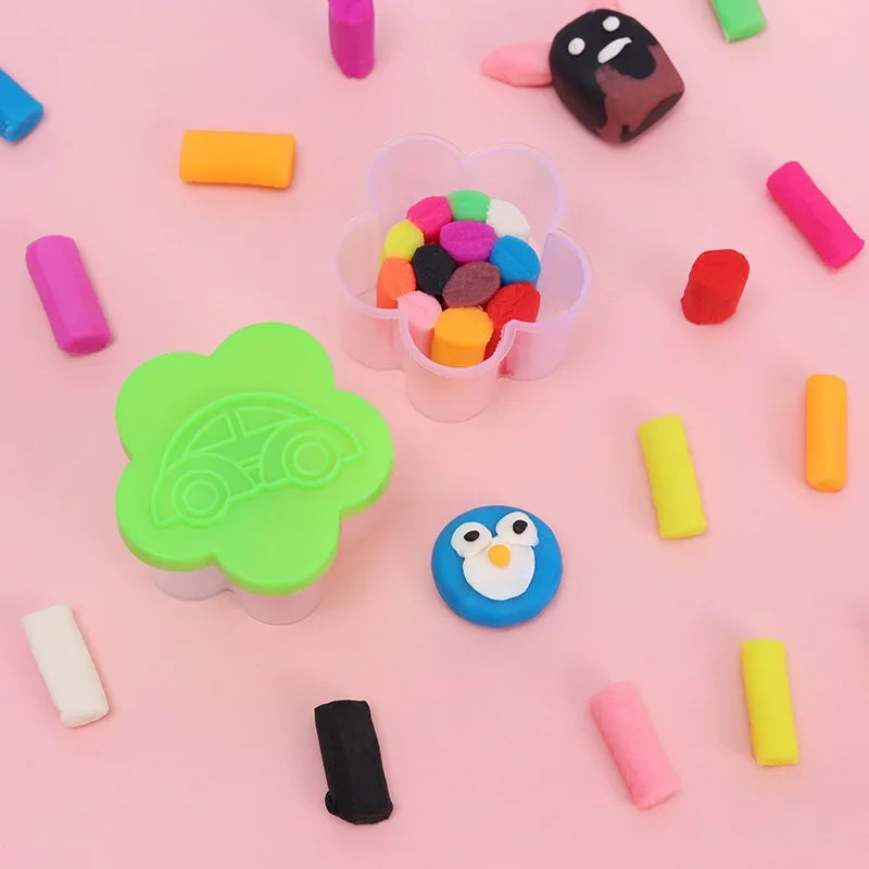 12 Boxes DIY Colorful Clay Handmade Plasticine Toy for Kids Birthday Party Favors Kindergarten Rewards Goodie Bag Pinata Fillers