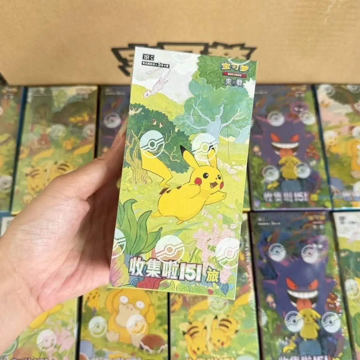 Pokémon Card Pokémon PTCG Simplified Chinese Zhu Zi Collected 151 Change Series Card Ponyta Gengar Collectible Game Cards Toy