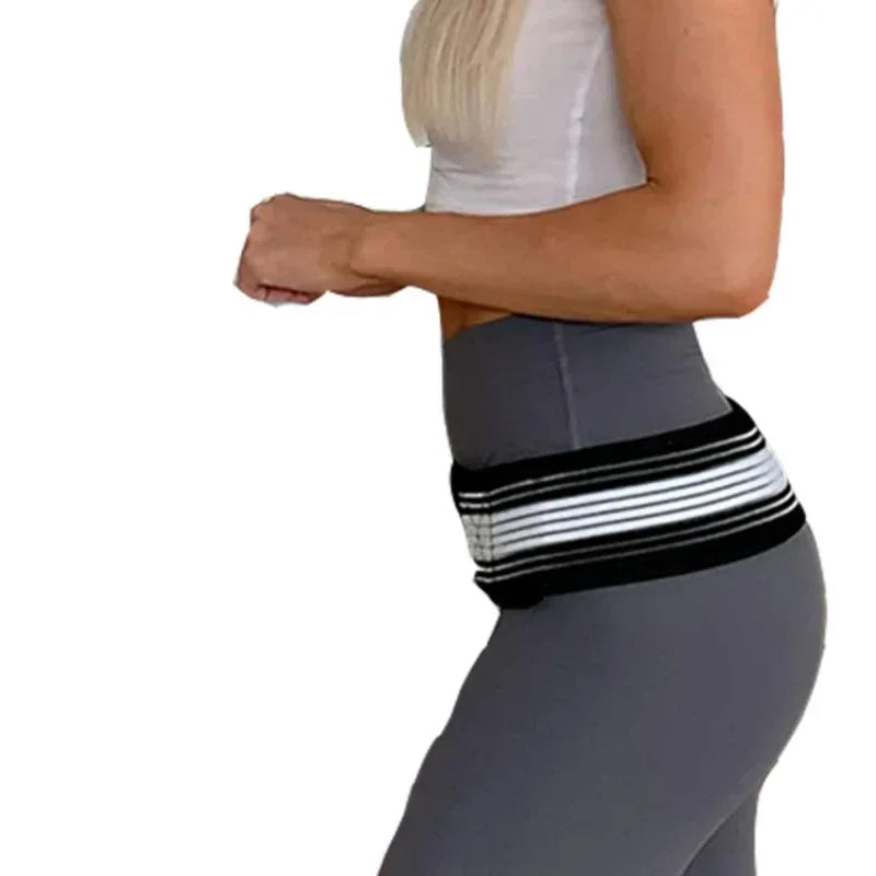 120cm Sacroiliac SI Joint Hip Belt Lower Back Support-Hip Braces for Hip Pain Pelvic Support Belt Sciatica Ease Protect