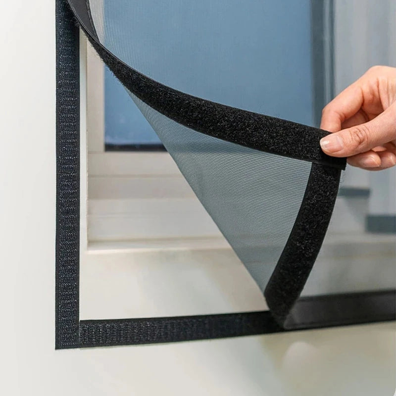 Mosquito Nets for Window,anti-mosquito window screens,Mesh Anti Insect Air Tulle Invisible Black Fiberglass Mosquitoes and Flies