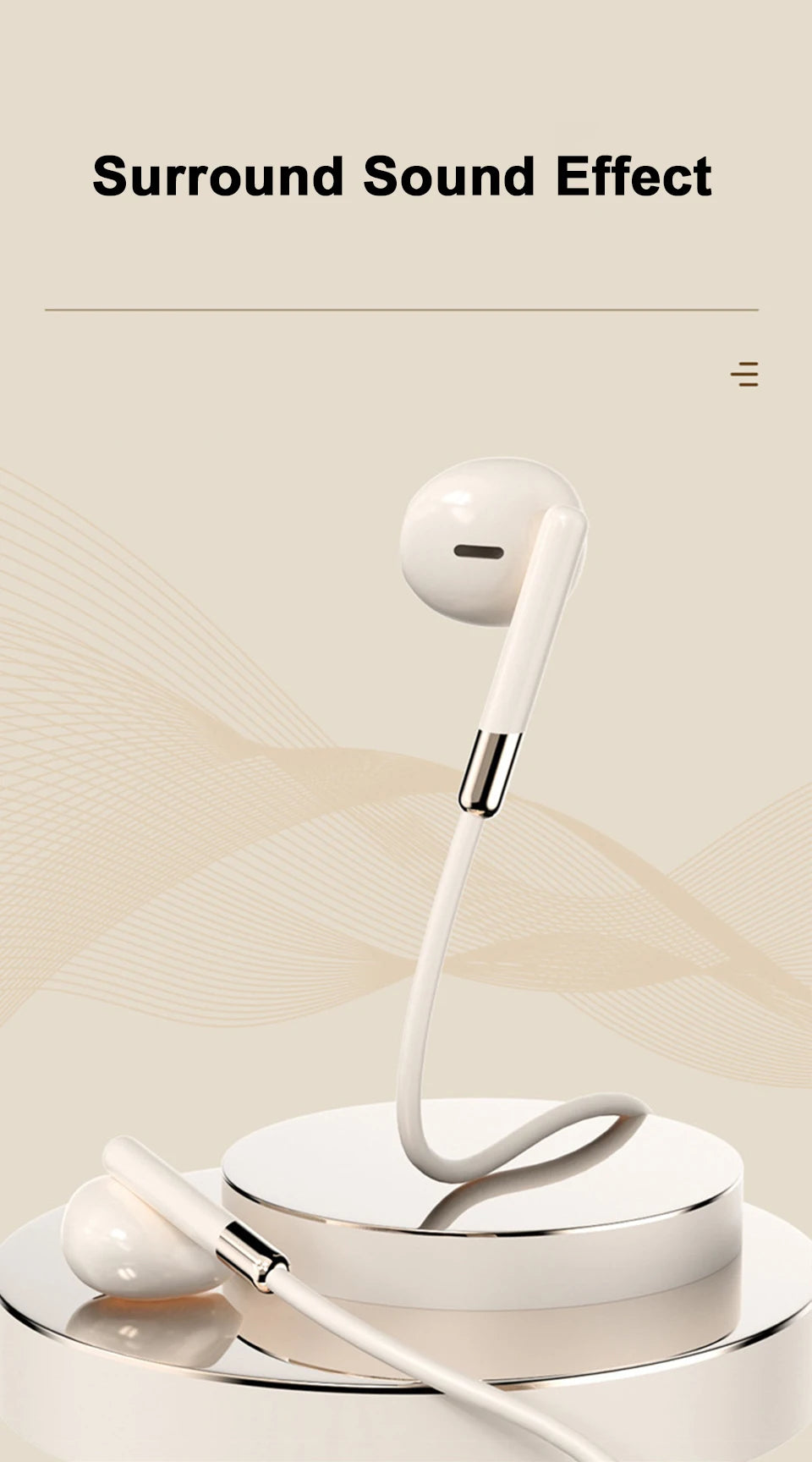 Type-C 3.5mm Jack Wired Headphones With Microphone For Samsung Galaxy S25 S24 S23 S22 S21 Ultra Note 20 10 USB-C Wired Earphones