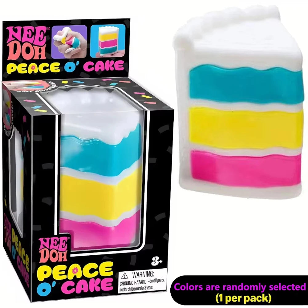 Trending Nee Doh Jellyfish & Cube Squish Toy, Soft Jelly Squeeze Stress Relief Fidget Toy, Sensory NeeDoh for Kids & Adults