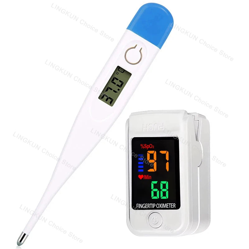 Household Thermometer Baby Adult Medical Ear Thermometer Digital Thermometer Fever Thermometer Pulse Oximeter Finger Medical