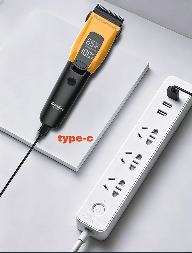 Pet Clipper Professional Dog Hair Trimmer Cat Grooming Shaver Type-C Charged Electric Puppy Cutting Machine for Small Big animal
