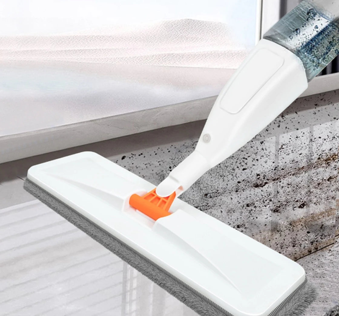 New Large Household Spray Mop With Replaceable Microfiber Pad For Wet And Dry Cleaning Microfiber Pads Rotating Spray Mop Broom