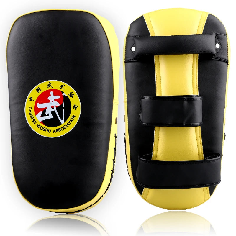 MMA Curve Pads Muay Thai TKD punching Mitts PU leather Sanda Taekwondo Kickboxing Boxing Hand Foot Square arc Target 1 Piece