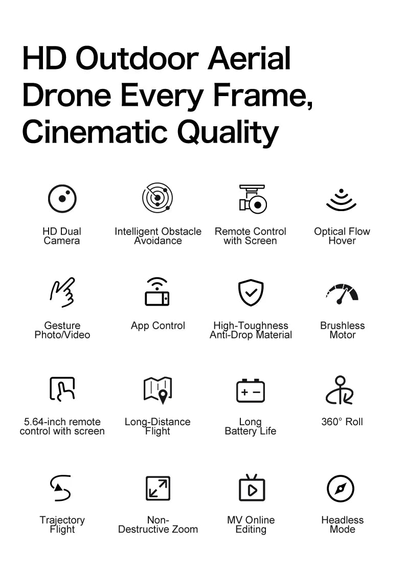 2026 NEW Original GT50 PRO RC Drone 8K HD Dual Cameras WiFi GPS 20mins Flight Aerial Photography Quadcopter Remote Control Toys