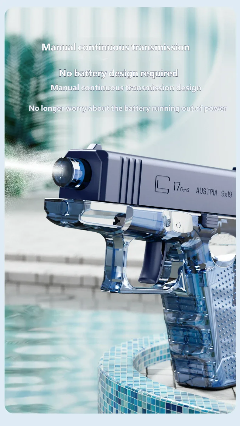 Outdoor Toy Water Gun Mini Spray Water Pistol Party Swimming Pool Beach Play Shoot Firing Water Gun Game For Children Adult Gift