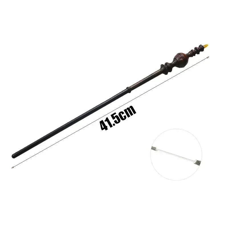New Anime Cosplay Metal Core Magic Wand Harri Decoration Toy Accessories For Bacchetta Di Plastic Pottee Magic Stick