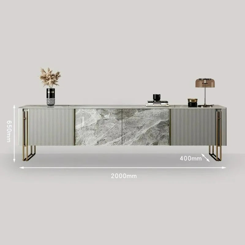 Customizable luxury TV cabinets, modern minimalist living room and bedroom platform coffee table sets with storage cabinets.