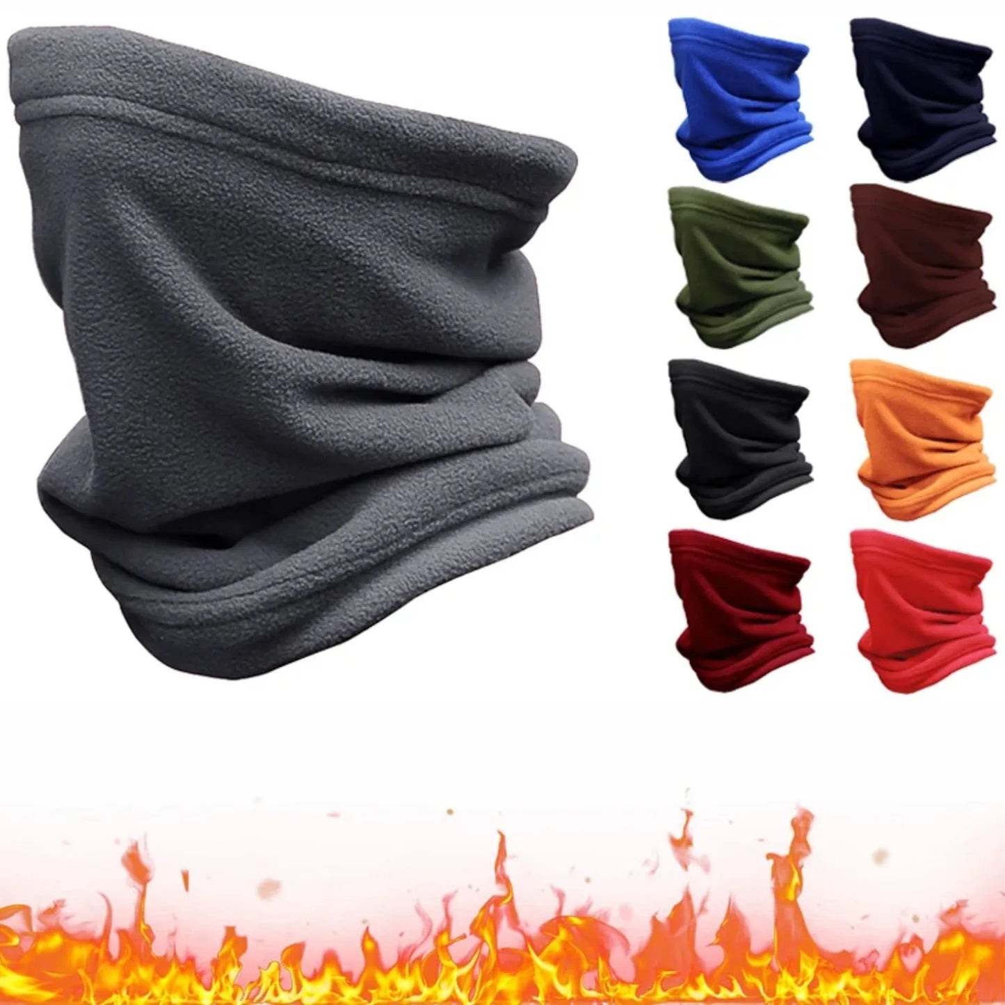 Neck Warmer Gaiter for Men Women Windproof Cold Proof Tube Scarf Half Face Mask for Motorcycle Biker Cycling Skiing Hiking