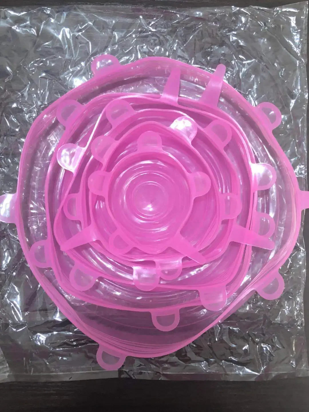 Silicone Stretch Lid Kitchen Accessories Can Be Reused Food Cover Plastic Wrap Cover Fresh-keeping Sealed Bowl Storage Home