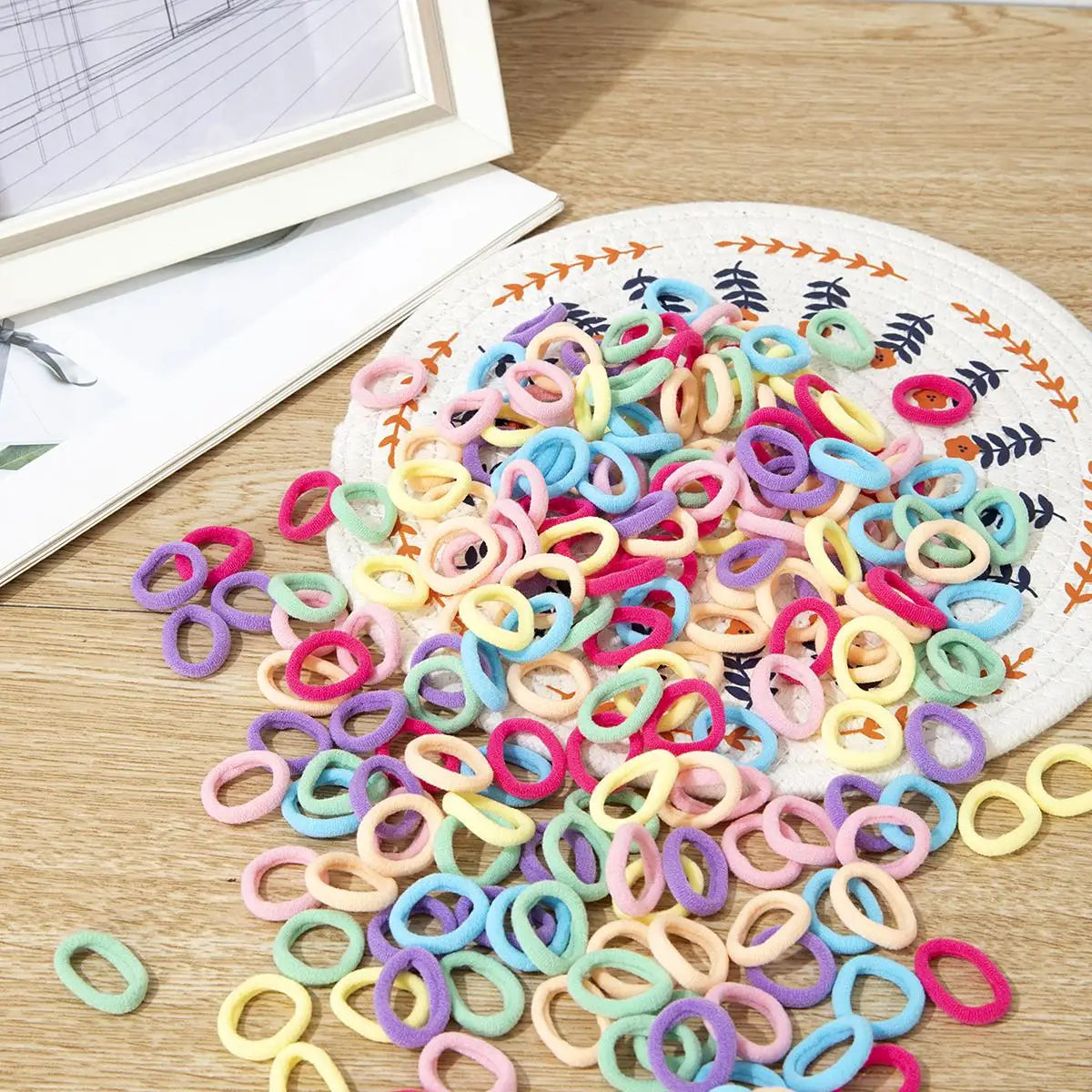 Elastic Hair Bands Ponytail Hold Hair Tie Rubber Bands Scrunchie Hair Accessories Bands for Girls hair accessories for women
