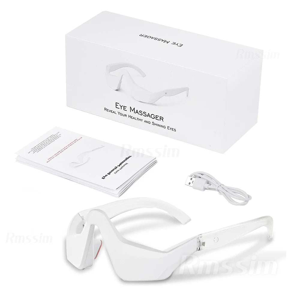 Eye Massager 3D Red Light EMS Eyes Relax Massager Fatigue Relief Lighten Dark Circles Smooth Eye Fine Line Beauty Eye CareDevice