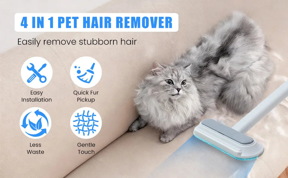 Pet Furniture Hair Remover,Suitable For Sofas,Carpets,Clothes, Bedding,Reusable And Washable Multifunctional Cleaning Brush ﻿