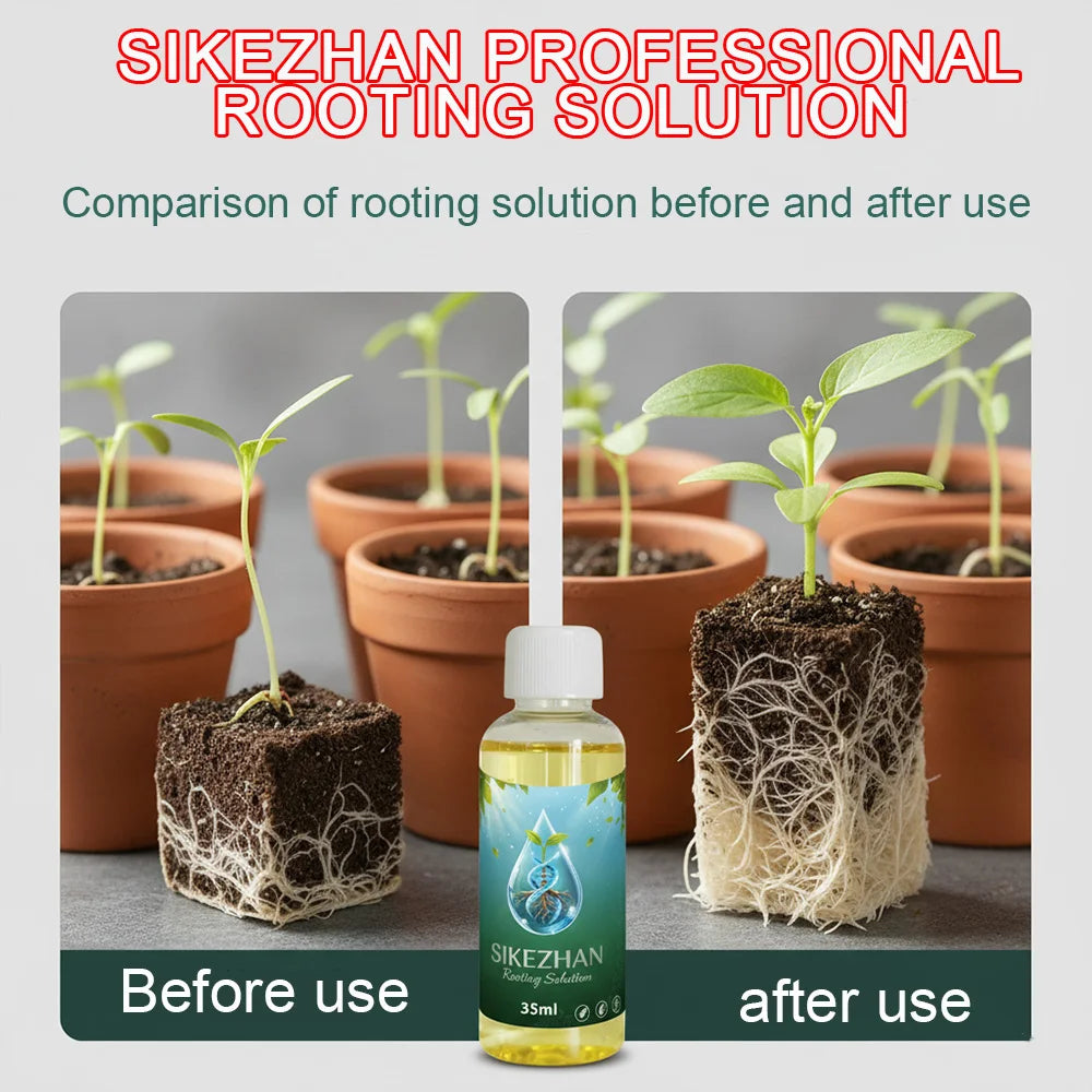 35ml Rooting Solution - A Rapid Rooting Hormone Solution for Plant Propagation, Hydroponics, Home Gardens, Herbs, Vegetables