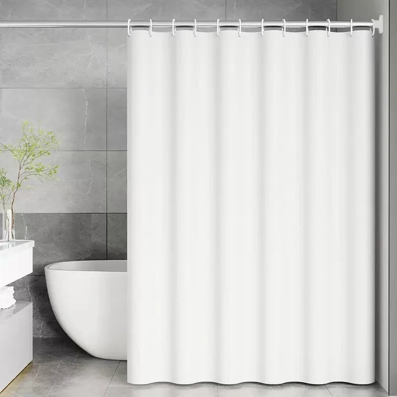 Premium PEVA Bath Curtain - Waterproof & Opaque Shower Liner with Metal Grommets, Silky Feel