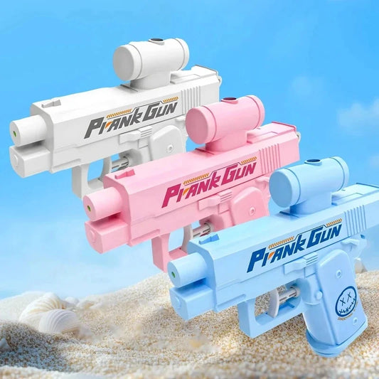 Prank Water Gun Continuous Firing Water Gun Two-way Water Gun Portable Small Pistol Outdoor Indoor Mischievous Shoot Water Guns