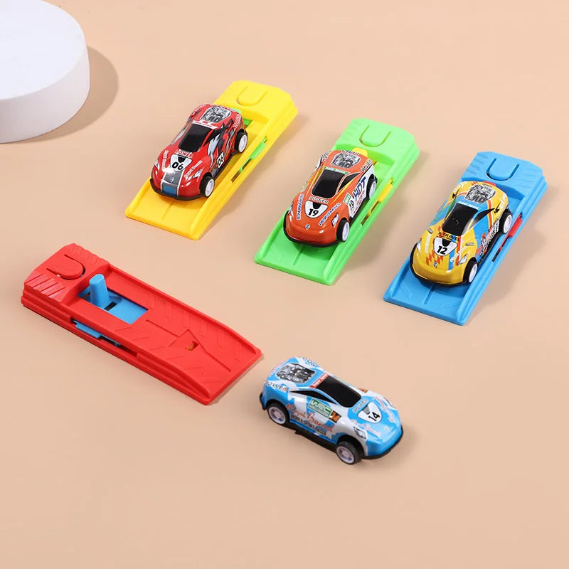 5-20Pcs Alloy Shooting Flying Racing Car Toys for Kids Boy Birthday Party Favors Goodie Pinata Fillers Baby Shower Guest Gifts