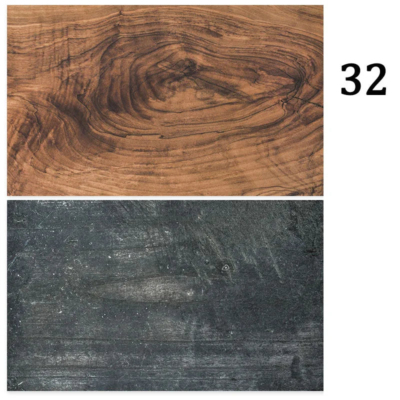 Marble Photography Backdrops 57*87CM 2 Sided Wood Grain Photo Background Wallpaper Studio Waterproof Products Photographic Props