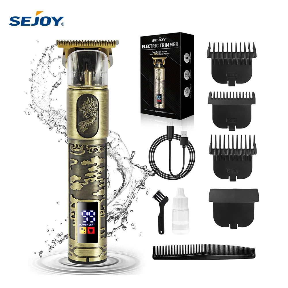 SEJOY Electric Hair Clipper for Men Professional Hair Cutting Machine Adjustable Precision  Adults Kids Cordless Hair Trimmers