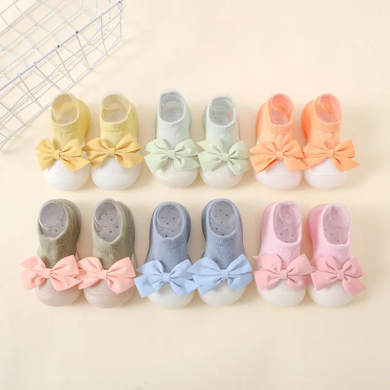 Baby Socks Shoes Infant Cute Cartoon Kids Boy Shoes Soft Rubber Sole Child Floor Sneaker BeBe Booties Toddler Girls First Walker