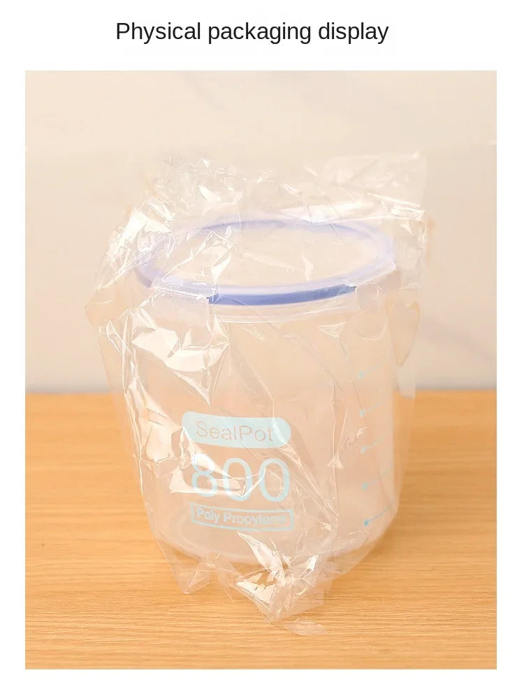 Plastic Sealed Storage Tank Large Capacity Clear Airtight Kitchen Organizer Grain Crisper Have Scale Spice Container Jars New