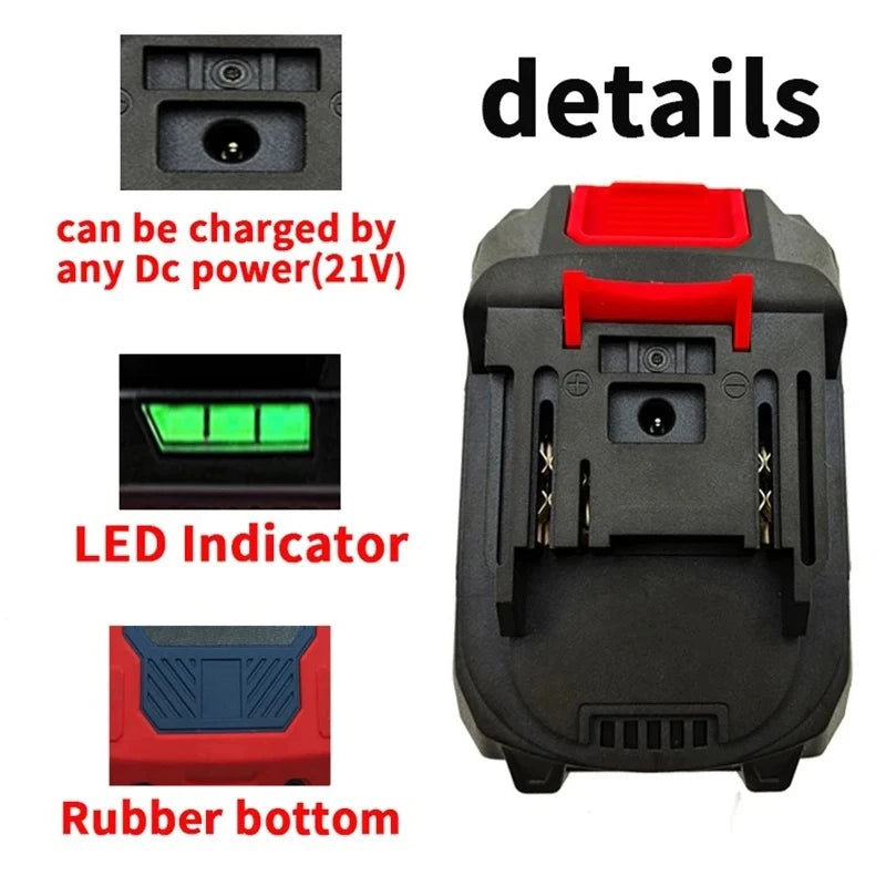 18V 21V 6.0 9.0 12.0Ah Rechargeable Lithium Battery For Makita 18v Power Tools Cordless Wrench Saw Drill Grinder Screwdriver .