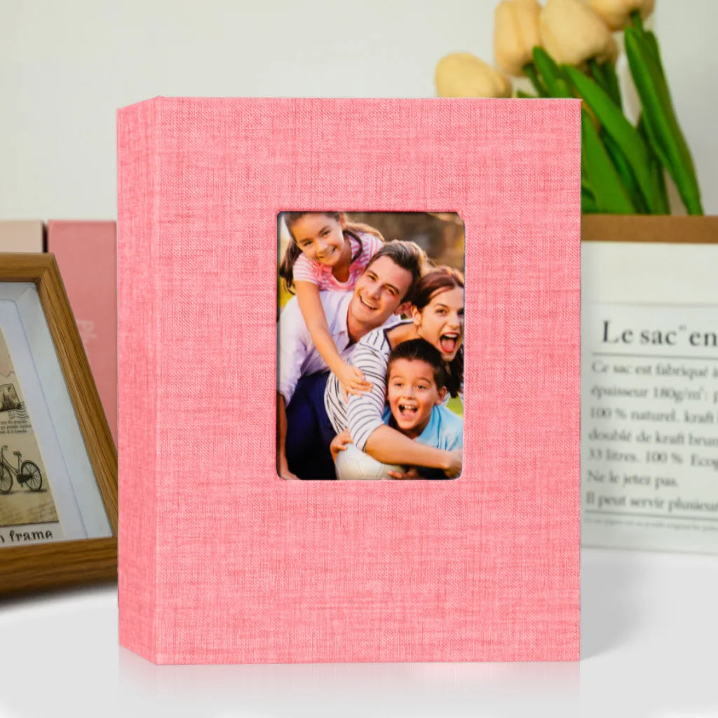 7-inch 100-piece Photo Album Bookshelf Album Fabric Cover Album Suitable For Storing Family Anniversary And Wedding Photos