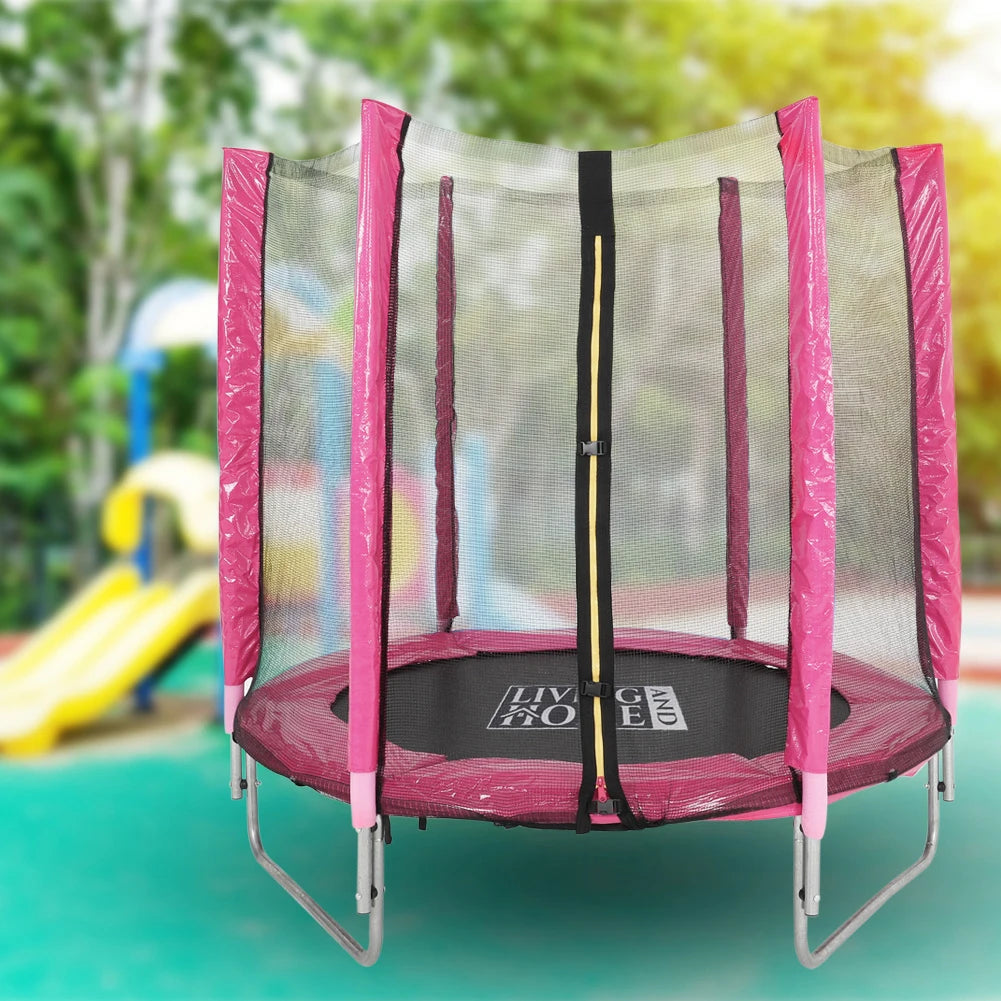 【Breeins】Outdoor Trampoline with Safety Enclosure for Kids Entertainment