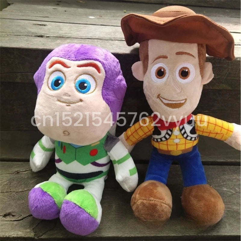 23cm Cute Woody Buzz Lightyear Plush Toy Lovely Stuffed Anime Jessie Plushies Pendant Cartoon Doll Home Decor Xmas Gifts