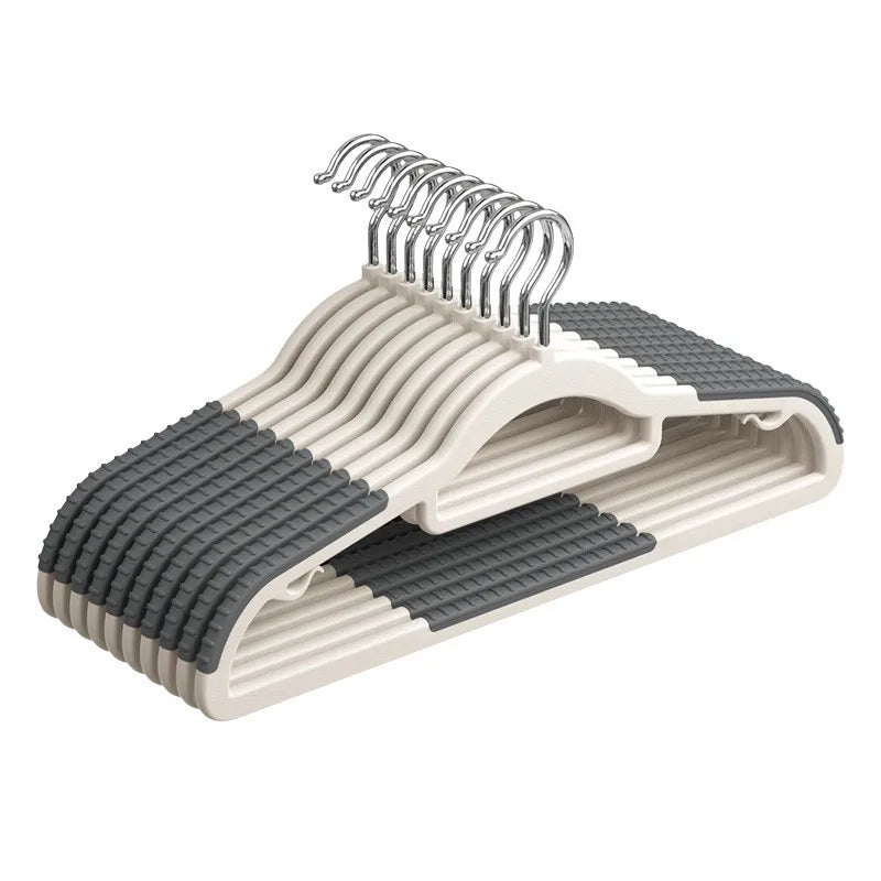 1-50pcs Household Clothing Storage Anti Slip, Scratch Resistant, Shoulder Corner Drying Rack Heavy Duty Standard Plastic Hangers