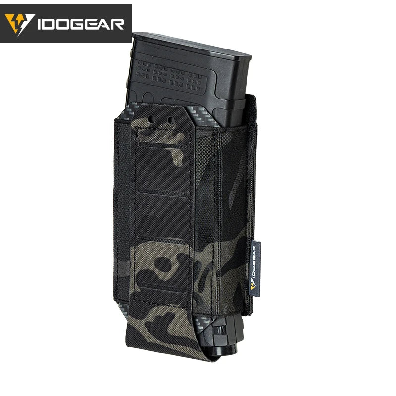 IDOGEAR Tactical Single LSR 556 Mag Pouch Mag Carrier MOLLE Pouch Laser Cut Tool Bags 35135