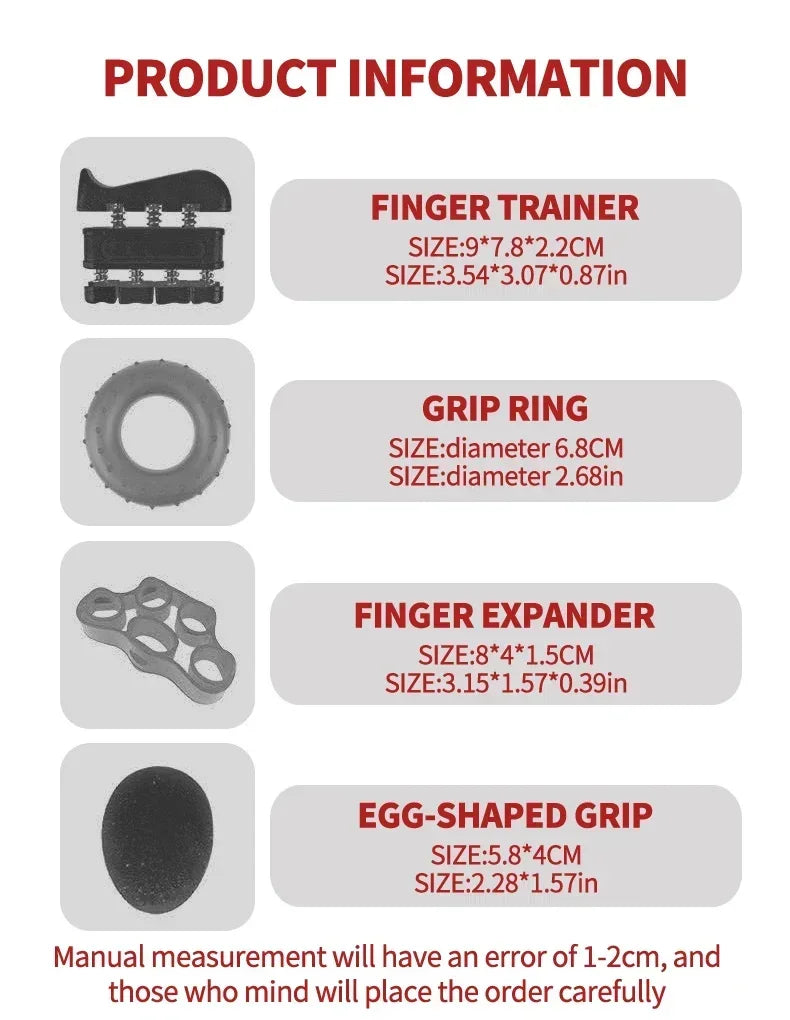 Gripper Kits Countable Strength Exercise Pliers Finger Exercise Stretcher Arthritis Grip Finger Rehabilitation Training