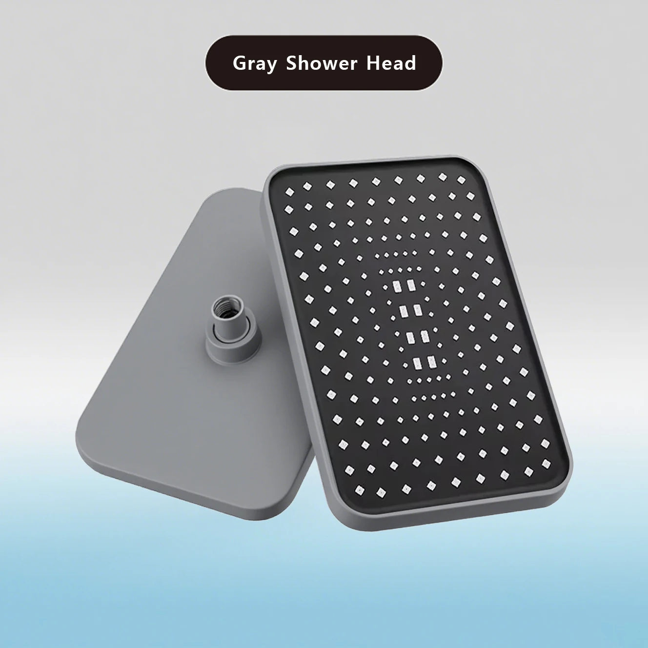 Large Flow High Pressure Shower Head Spray Bathroom Rain Shower Silicone Water-saving Nozzle Pressurization Handheld Accessories