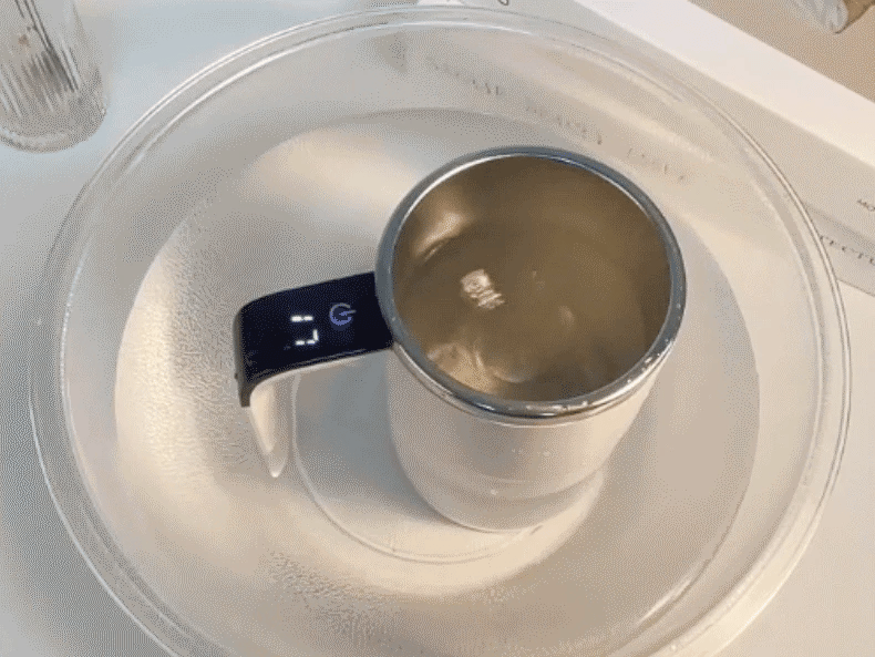 Mini Electric Coffee Self Mixing Mug Waterproof Food Safe Coffee Mug USB Rechargeable Automatic Magnetic Cup For Tea 380ML