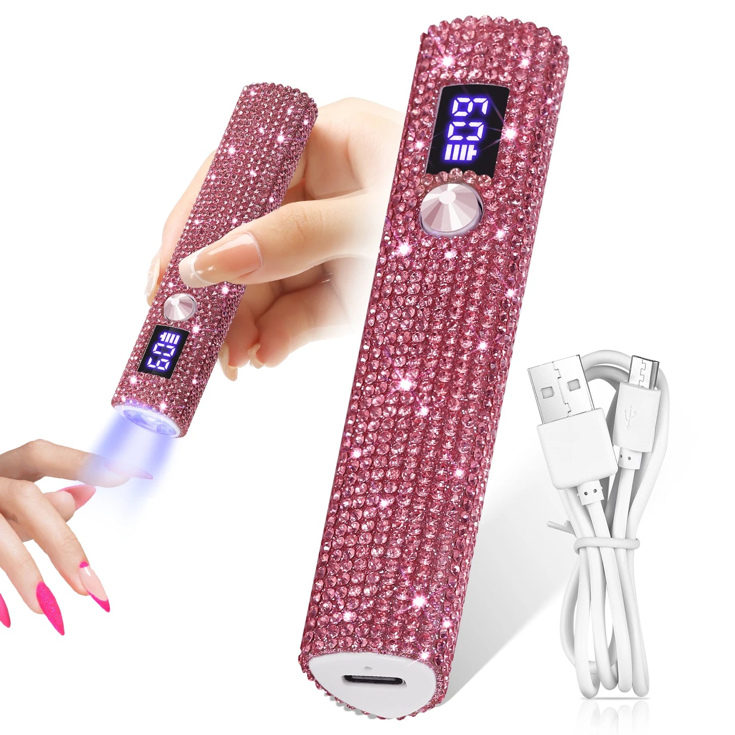 Portable Quick Dry Nail Dryer Machine Mini UV LED Nail Lamp For Home Salon Tools Professional Nail Phototherapy Flashlight Pen