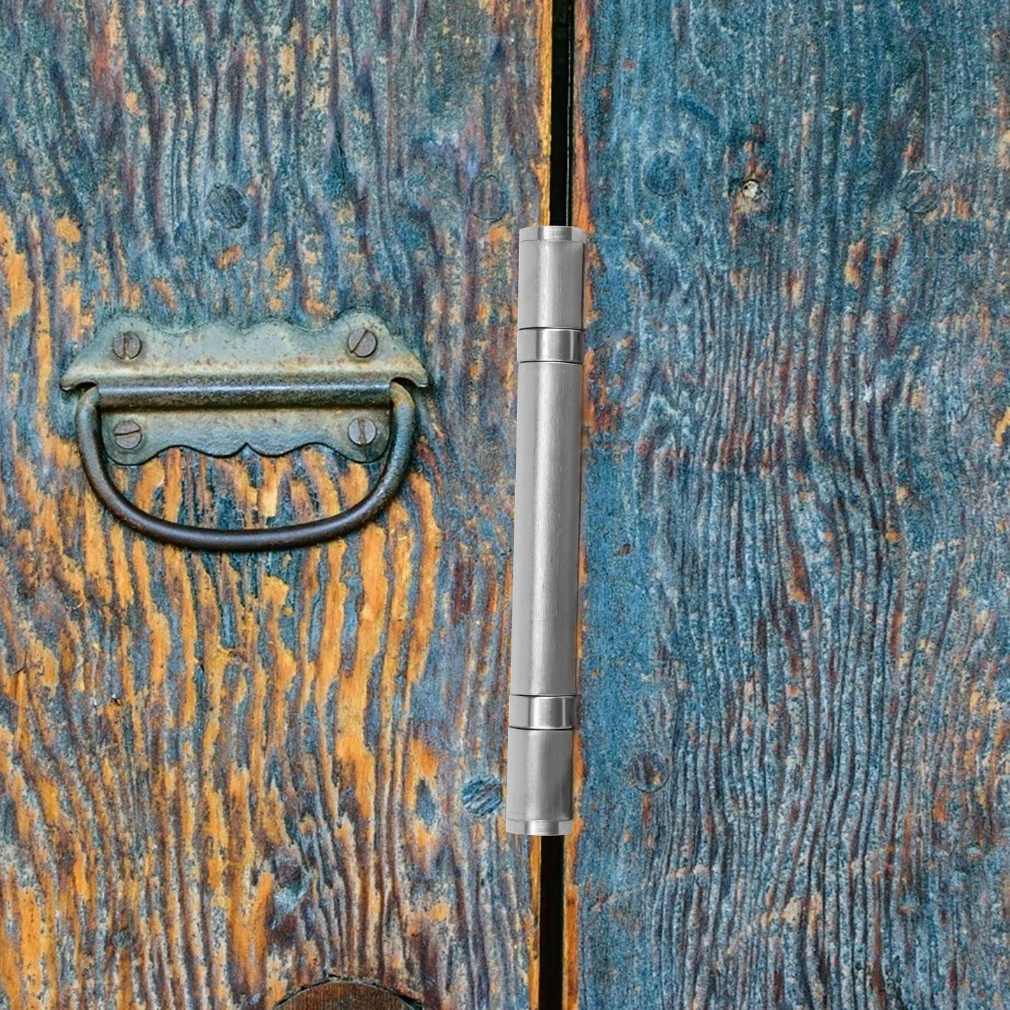 2Pcs Premium Stainless Steel Furniture Hinge Thicken Bearing Anti Rust Quiet Closing Door Hinge for Wooden Door Shed Warehouse