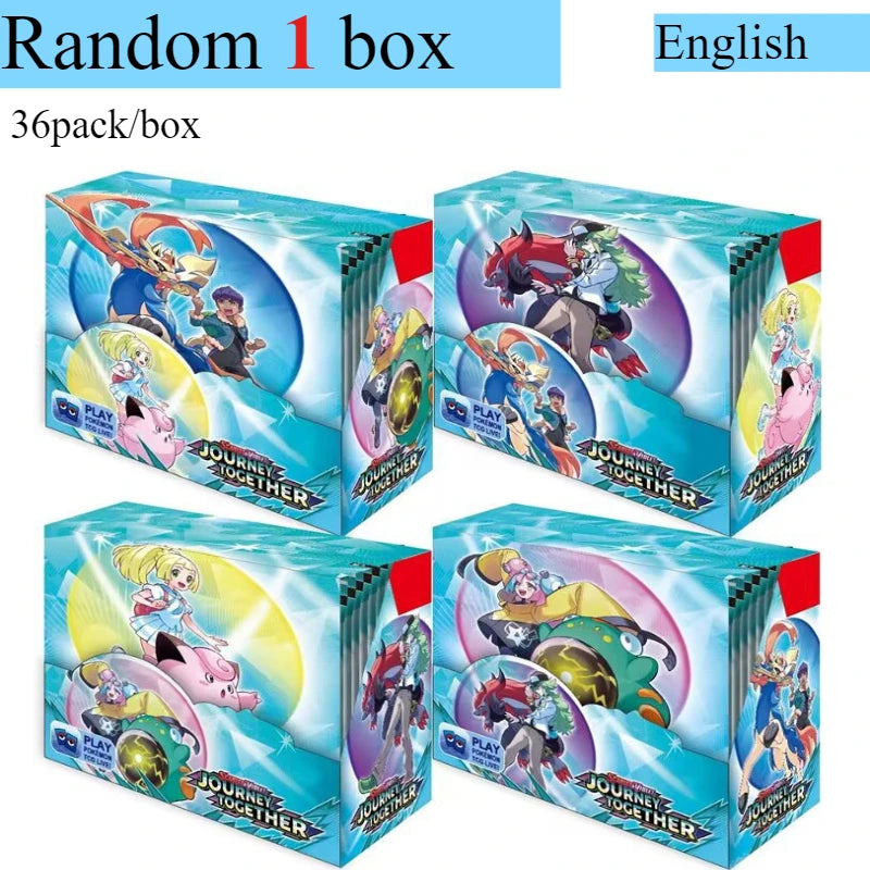 Pokémon Card 360 Pcs/Box English Brilliant Stars 151 Prismatic Evolutions PARADOX RIFT Battle Transaction Card Game Popular Gift