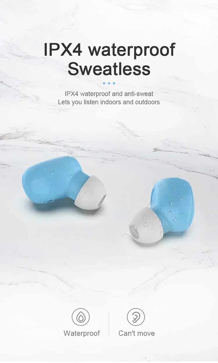 NEW A6S TWS Wireless Bluetooth Earphones sport Earbuds Fone Bluetooth Headset With Mic For Xiaomi Samsung Huawei smartphone