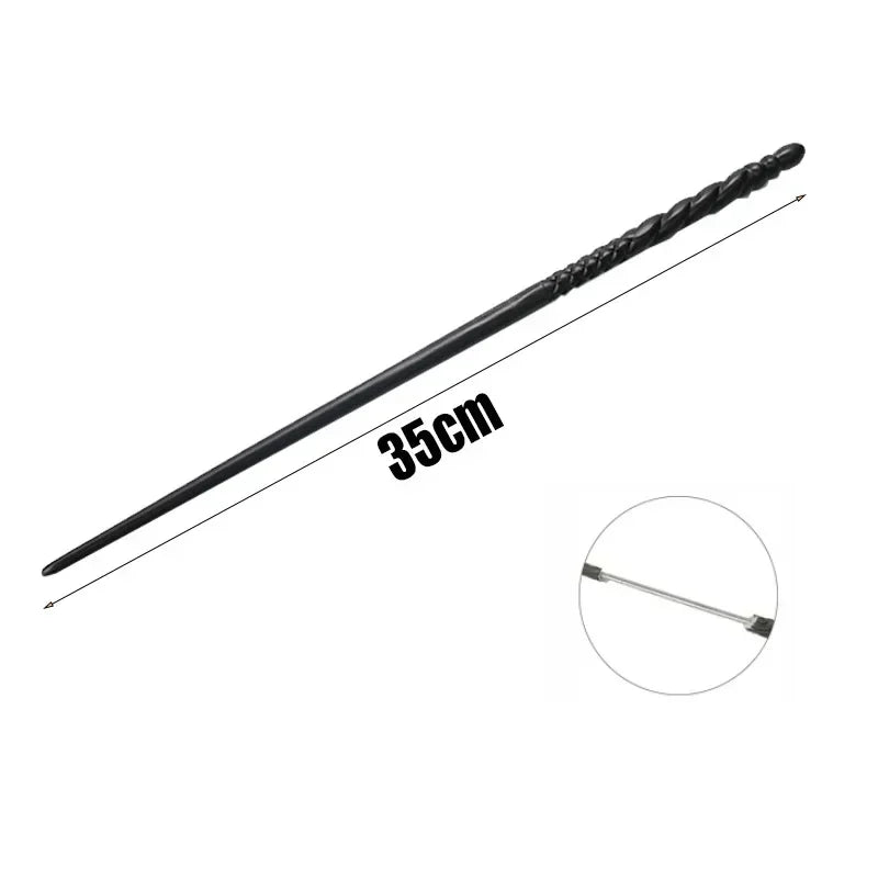New Anime Cosplay Metal Core Magic Wand Harri Decoration Toy Accessories For Bacchetta Di Plastic Pottee Magic Stick
