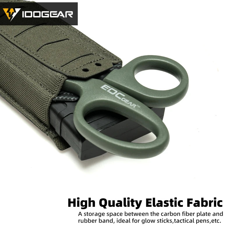 IDOGEAR Tactical Single LSR 556 Mag Pouch Mag Carrier MOLLE Pouch Laser Cut Tool Bags 35135